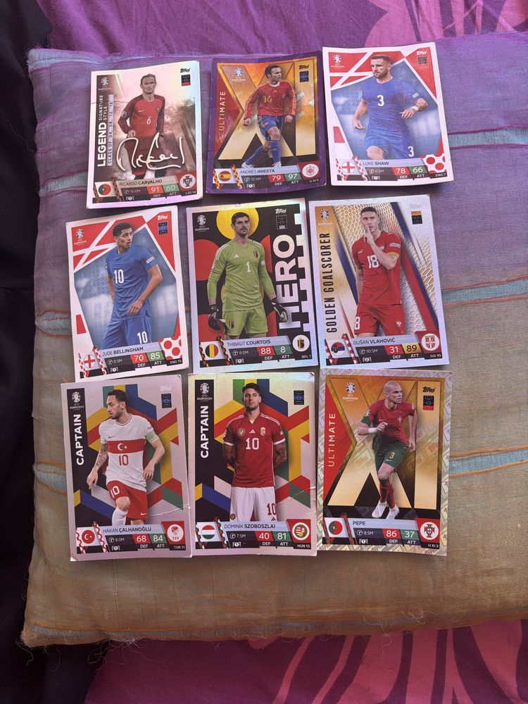 Cartas Topps Match Attax Euro 24-(EDIÇOES ESPECIAIS)