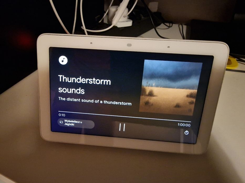 Inteligentny wyświetlacz Google Nest Hub - Stan idealny!