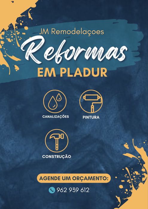 Remodelacoes em pladur e canalizacoes