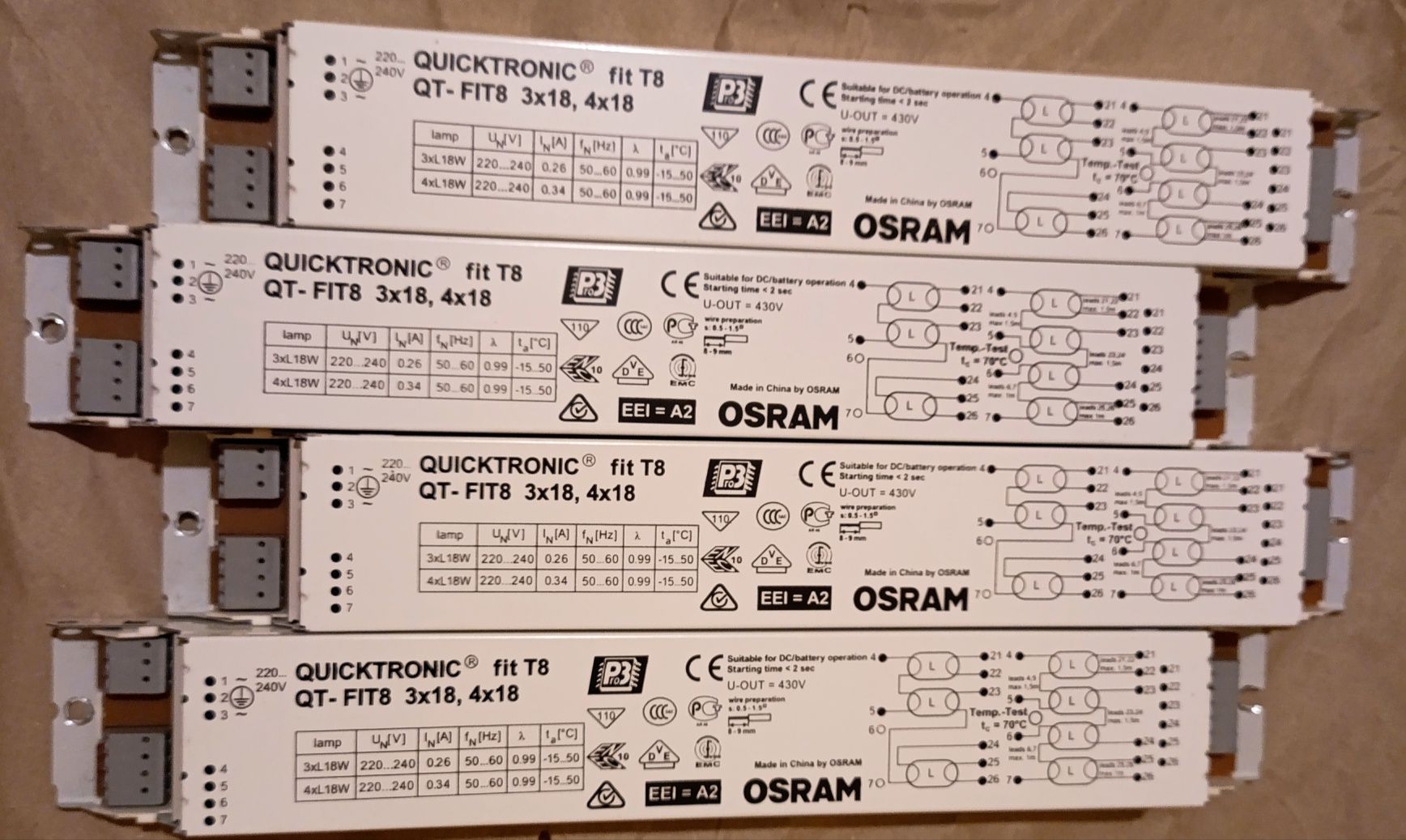 Statecznik elektroniczny osram quicktronic fit t8 do świetlówek