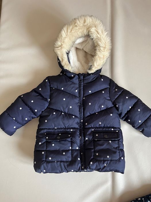 Kurtka zimowa dla dziewczynki 9-12 m-cy (80cm)