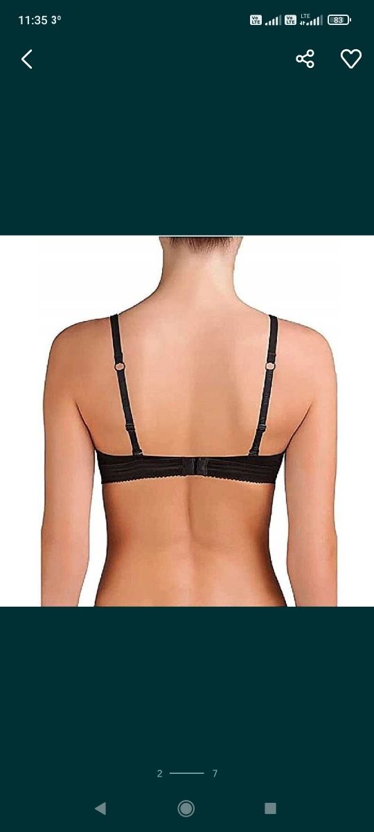 Biustonosz INVISIFREE pusch-up 75b