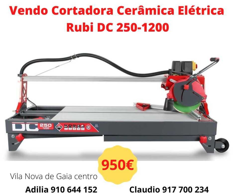 Vendo Cortadora cerâmica elétrica Rubi DC250.1200 com acessórios extra