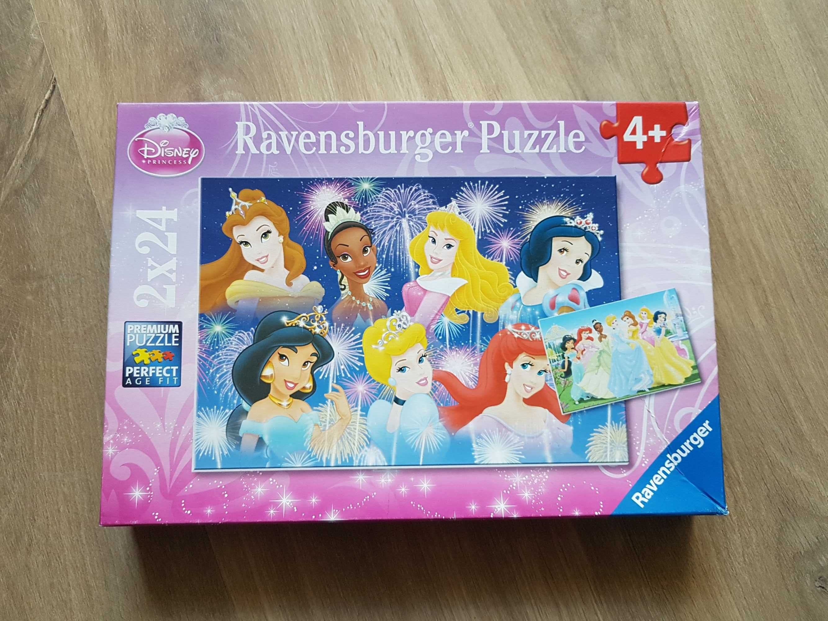 Ravensburger Puzzle Disney Princess Księżniczki 2x24 elementy 4+