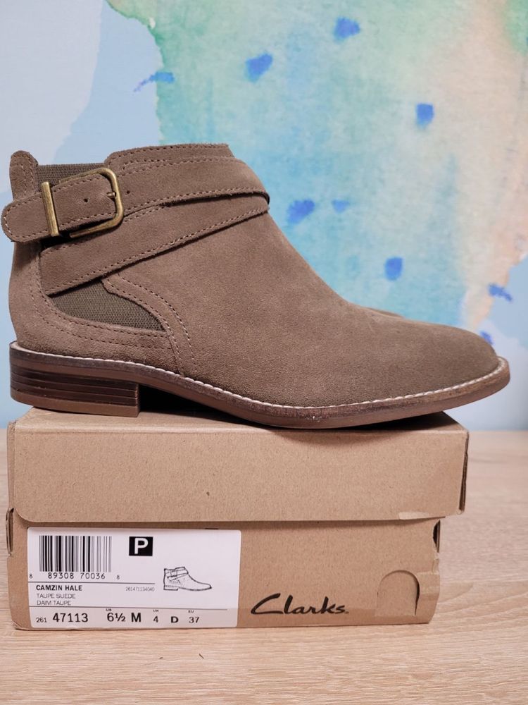 Ботинки Clarks кожа