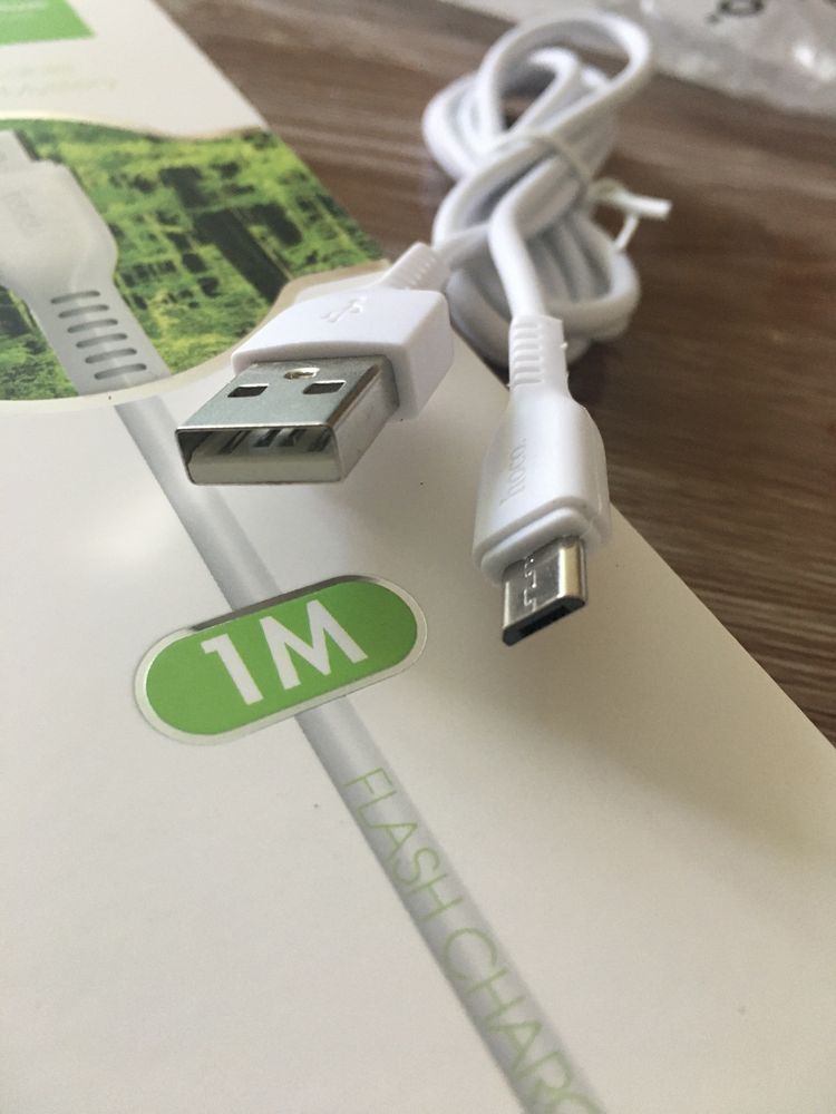 Оригінальний USB кабель X20 Micro Cable 2.4A , 1 метр.