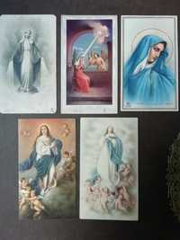 Pagelas antigas - Virgem Maria - Rainha Santa (x14) - Arte Sacra