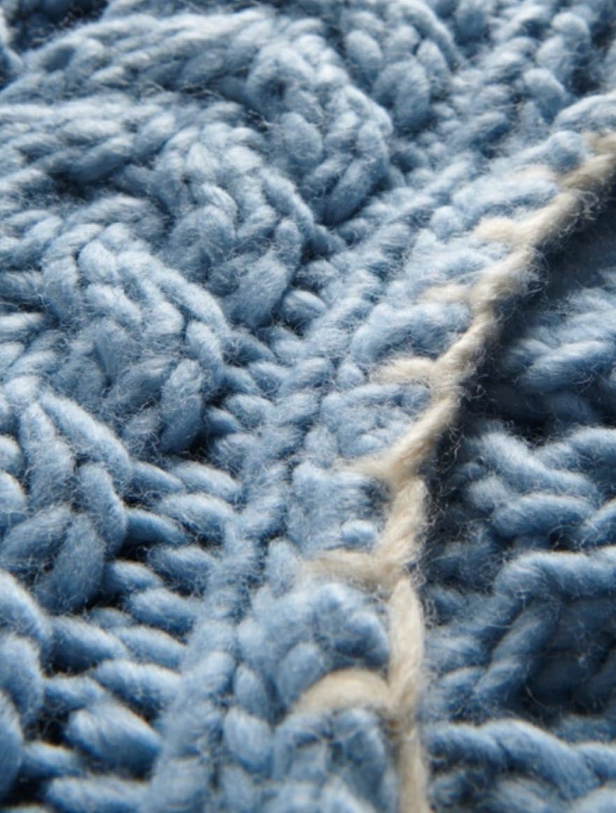 Reserved Sweter handmade z wełną NOWY S, M, L