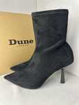 Dune London czarne botki na obcasie Odella