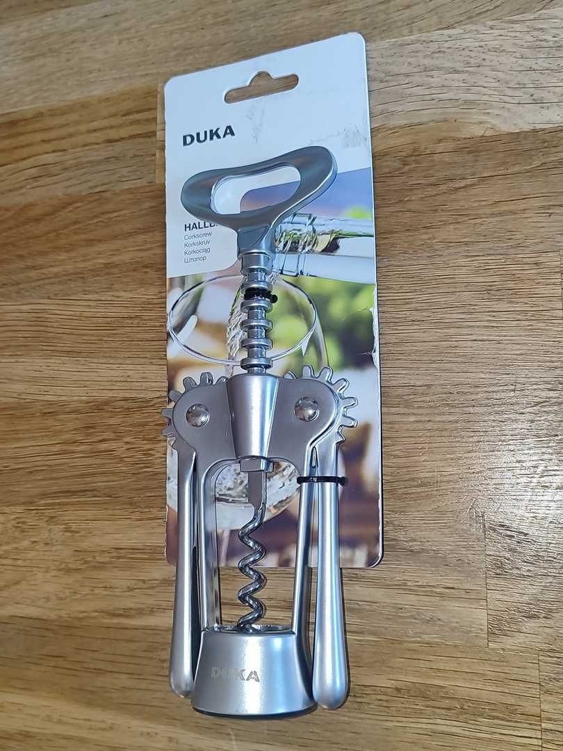 Otwieracz/Korkociąg Duka Hallbar Stal Nierdzewna Nowy