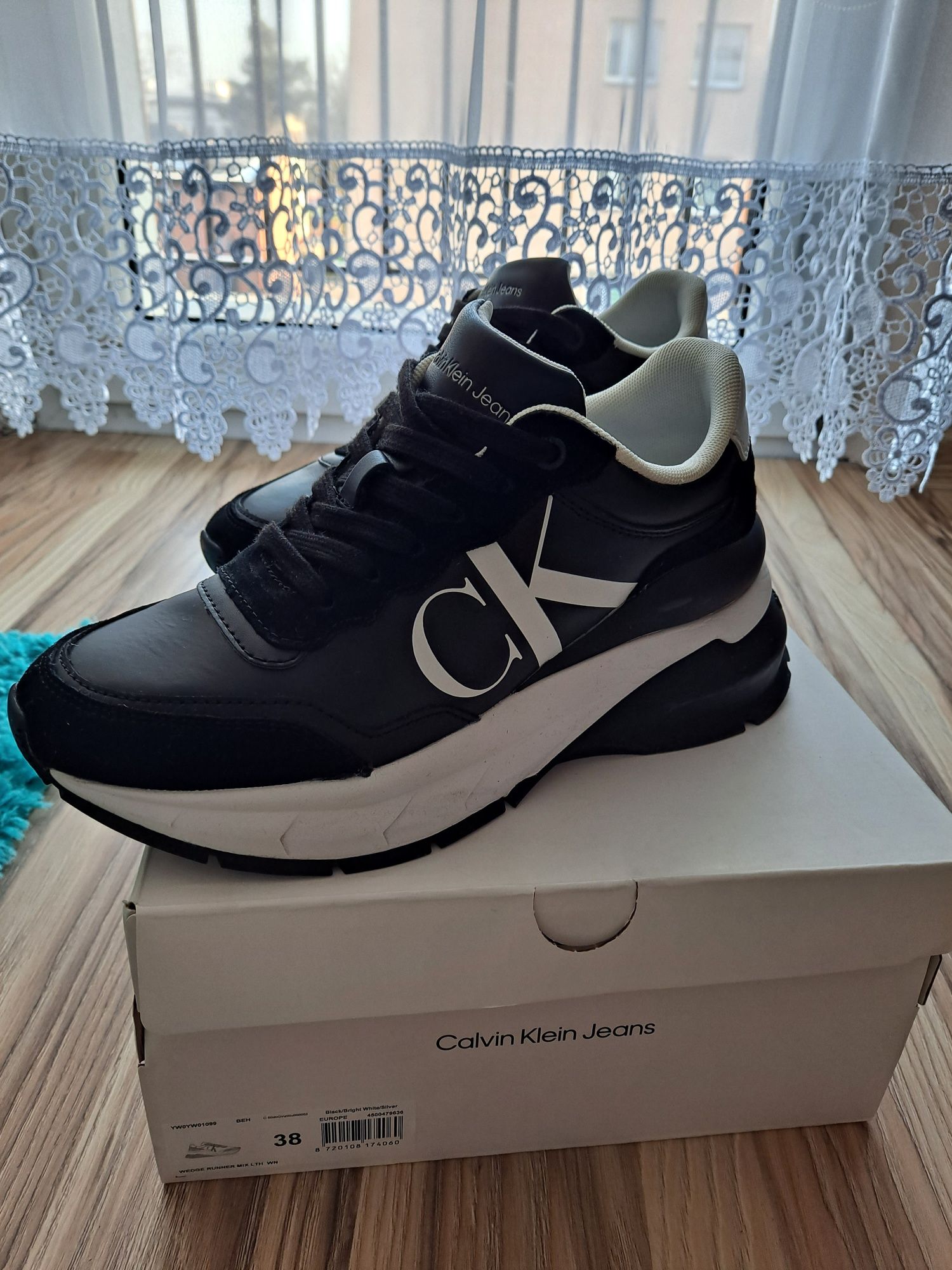 Buty sneakersy Calvin Klein 38,na gwarancji