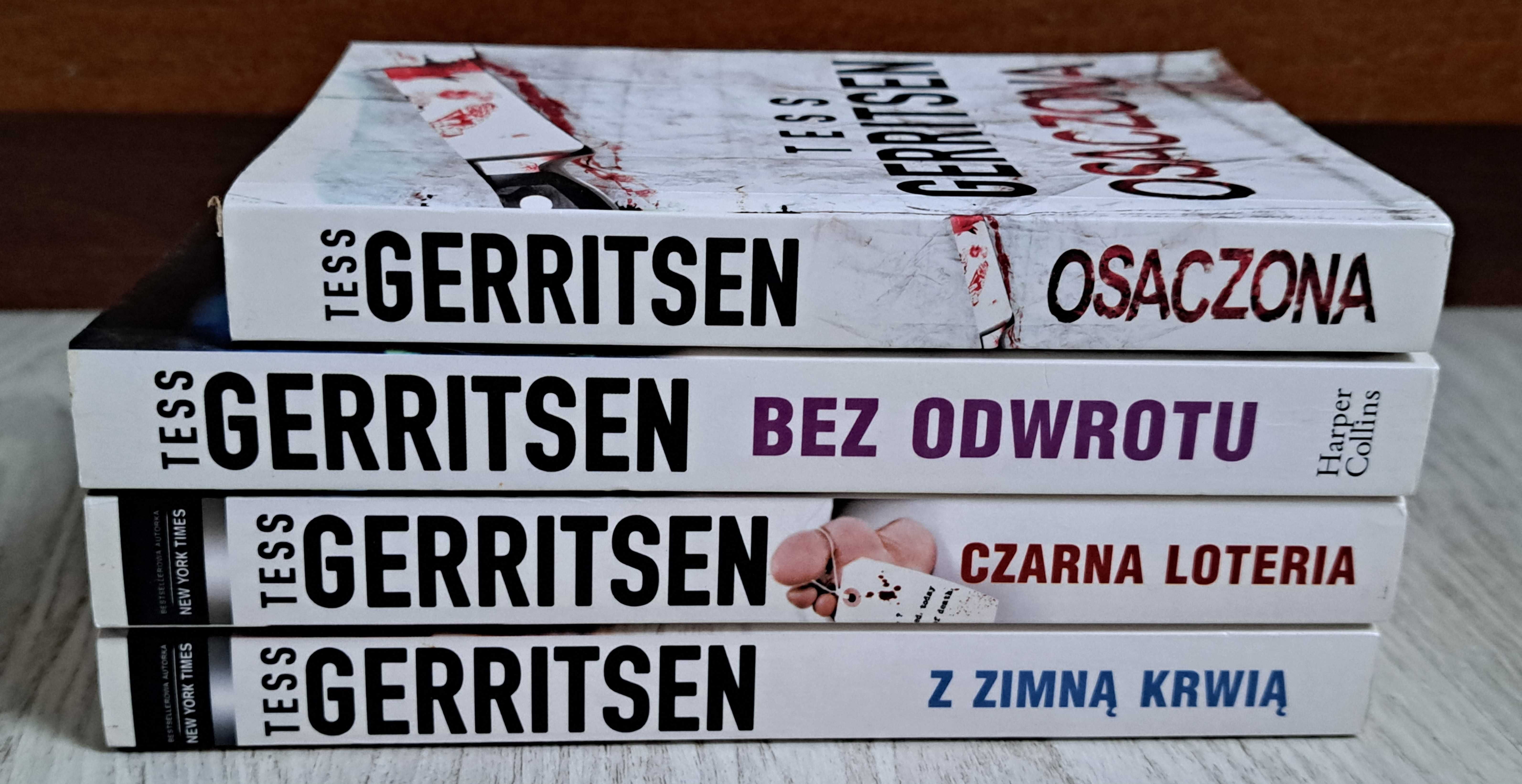 Tess Gerritsen Osaczona + Z zimną krwią + Czarna loteria + Bez odwrotu