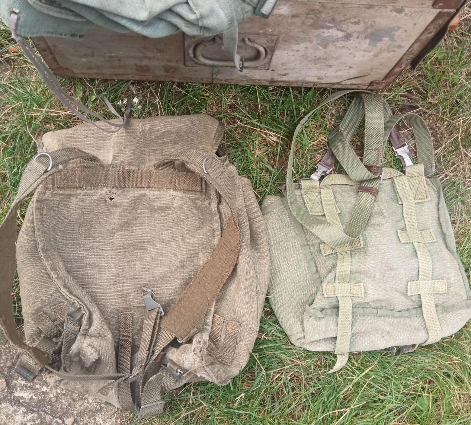 Stare oporządzenie Plecak kostka chlebak Pas torba ładownica US Army