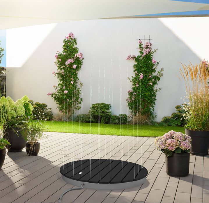 Prysznic ogrodowy wpc antracyt 70 cm