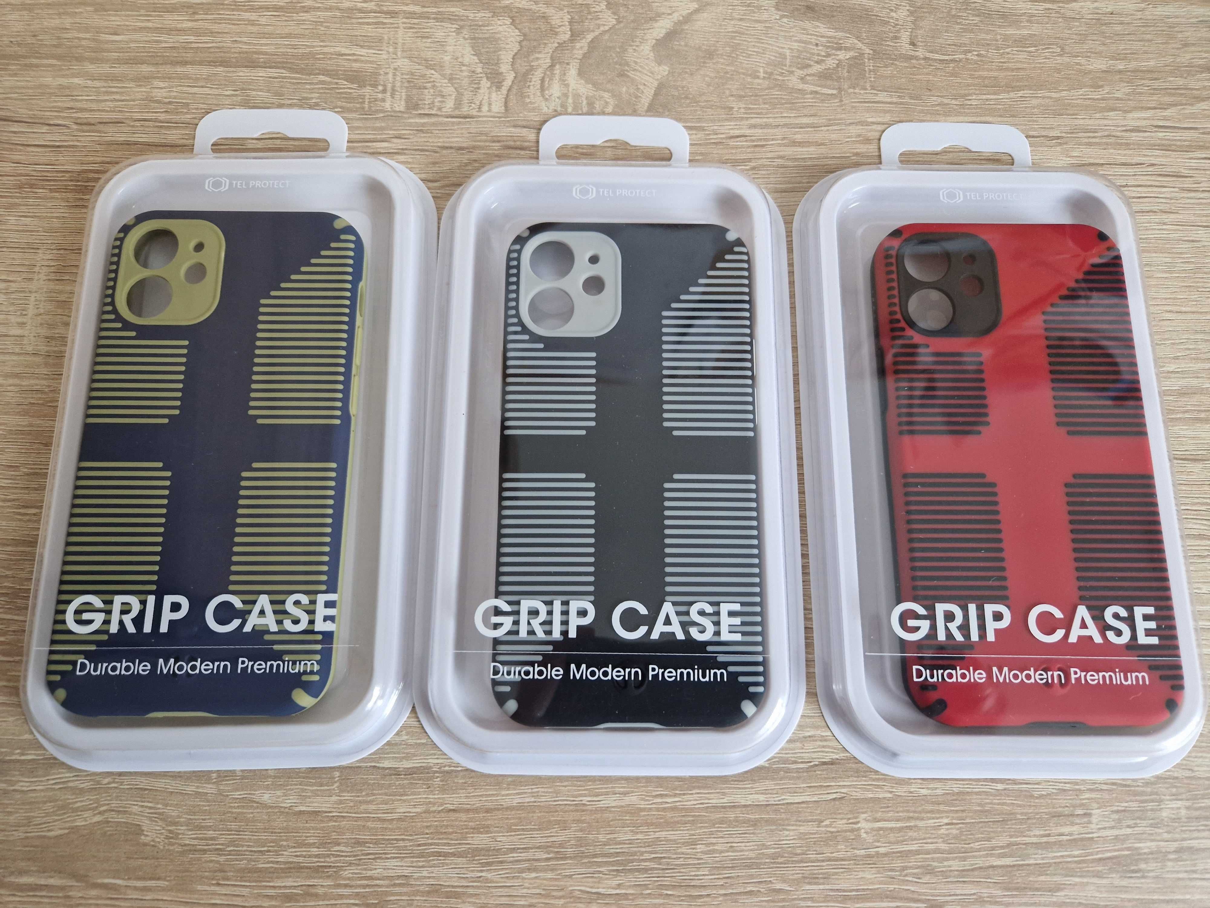 Etui TEL PROTECT Grip Case do Iphone 12 Czarny
