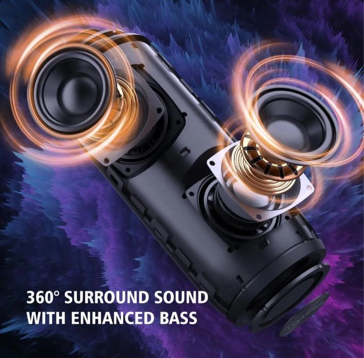 ZEALOT S51 Pro - Портативная Bluetooth колонка 40вт водозахист