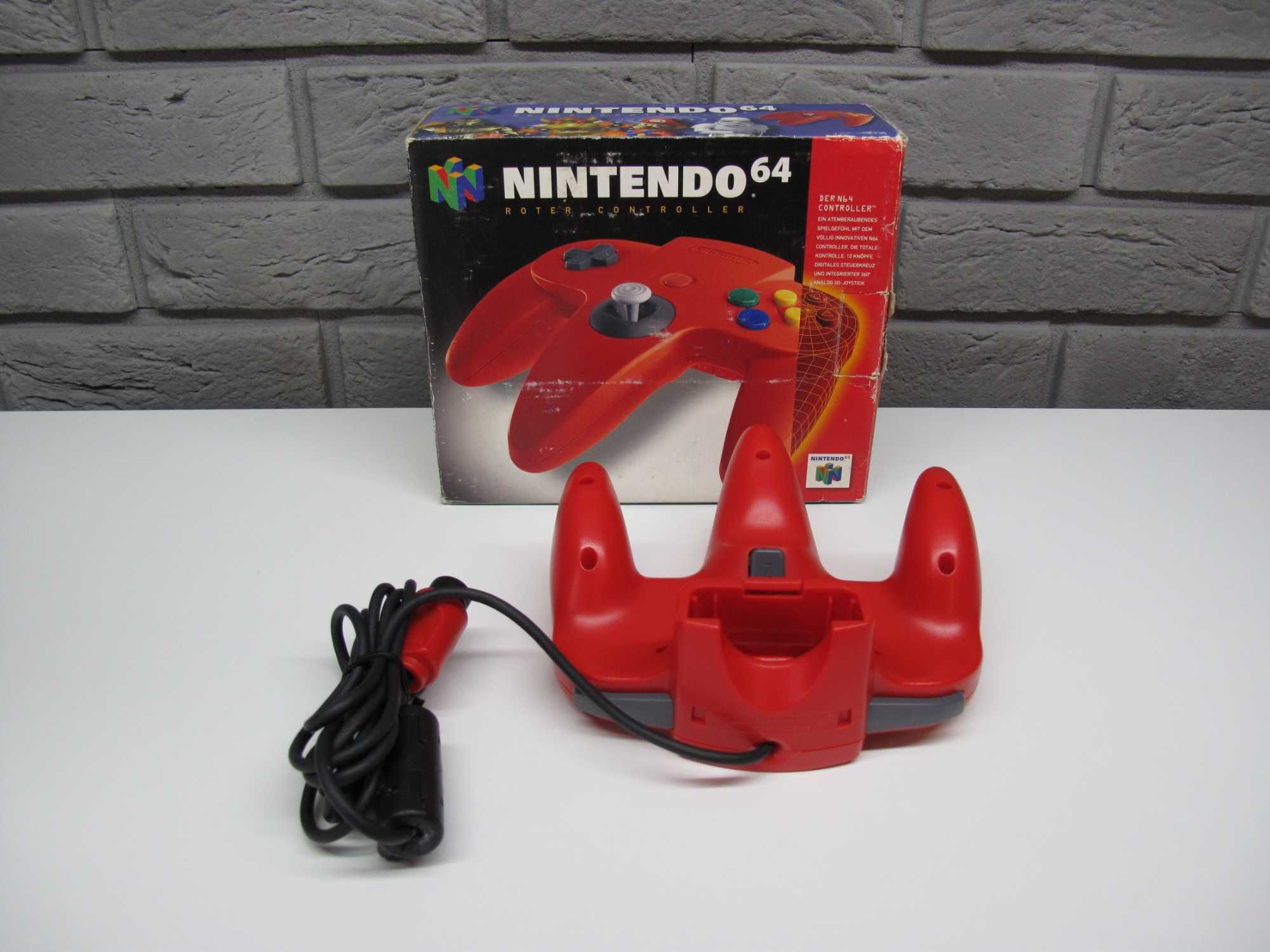 Nintendo 64 Controller Red - N64 - Komplet
