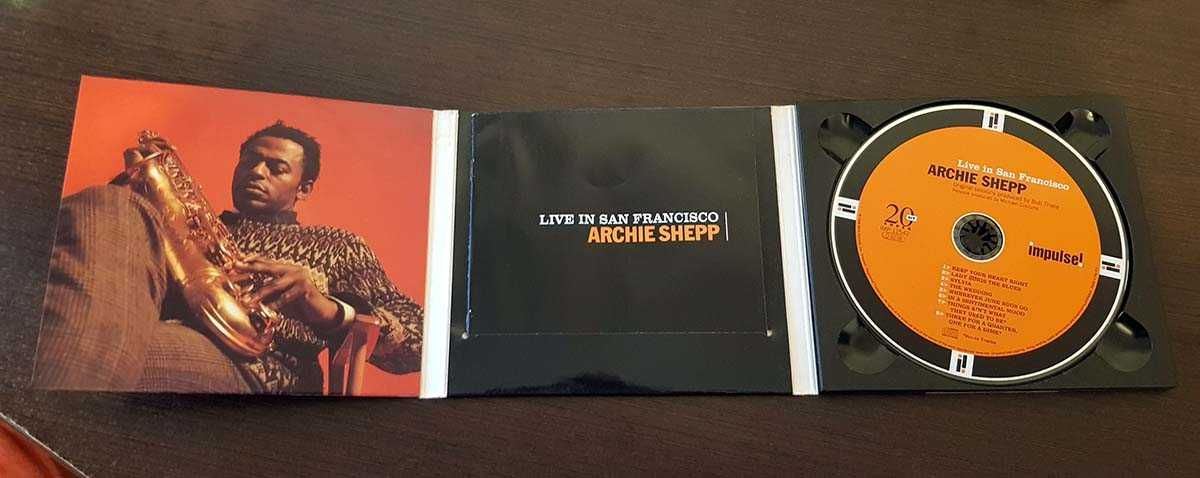 Archie Shepp CD "Live in San Francisco"  digipak (Impulse/MCA Records)