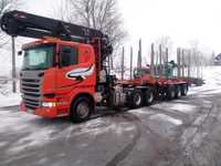 Scania 6x4 do drewna drzewa lasu