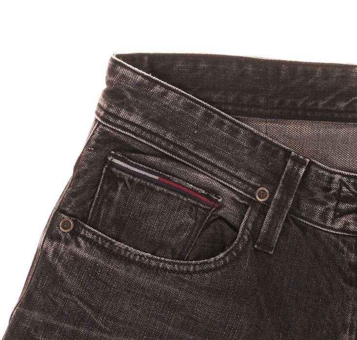 Spodnie Tommy Hilfiger Ryan Harlow Black W31 L32 Męskie Jeans Slim