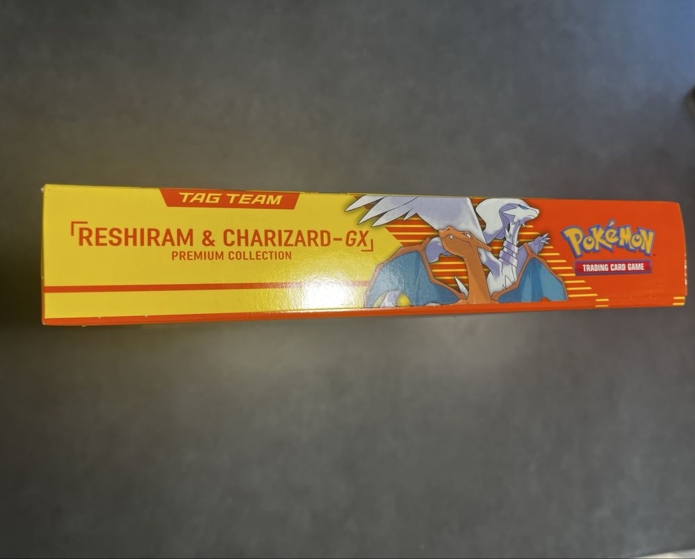 Pokemon TCG Reshiram & Charizard GX Premium collection Box Nowy