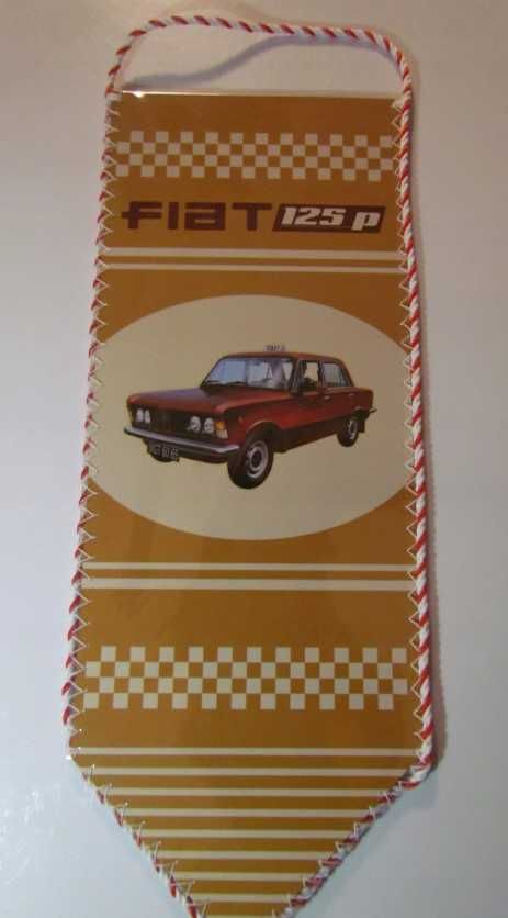 Proporczyk Polski FIAT 125 p 125p Duży Fiat Taxi FSO ideał 2
