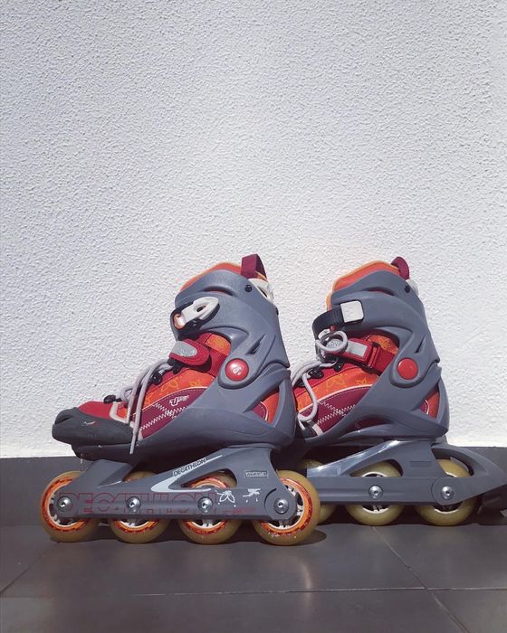 Patins de tamanho ajustável