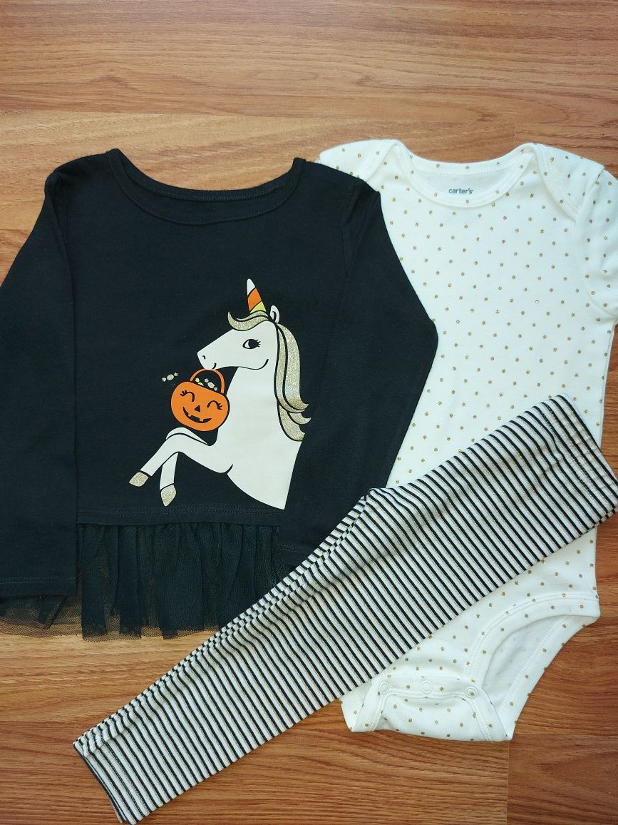 Набор,костюм Carters 2T,лосини,кофта,бодик