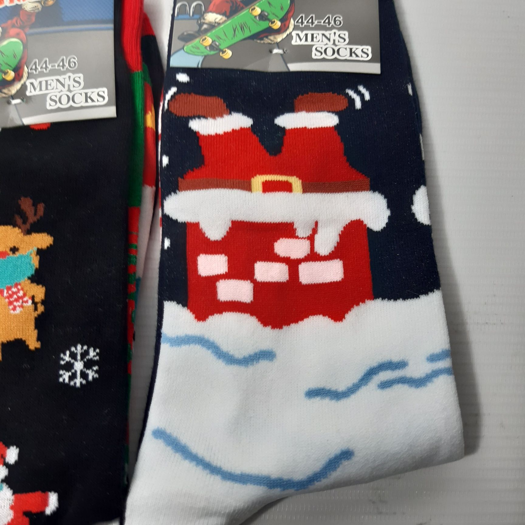 Skarpety swiateczne meskie nieparki