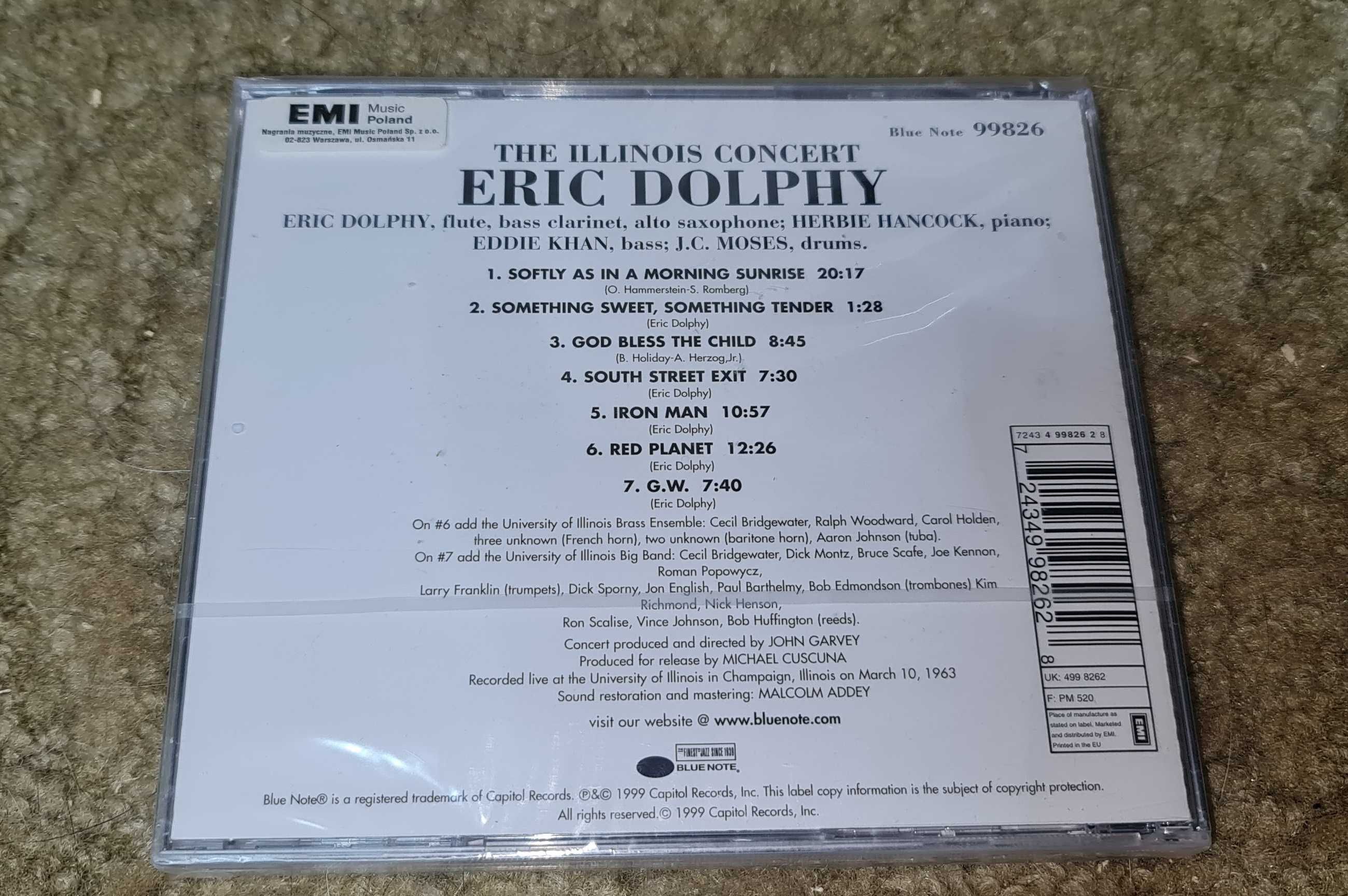 Eric Dolphy / The ILLINOIS Concert / CD / FOLIA /
