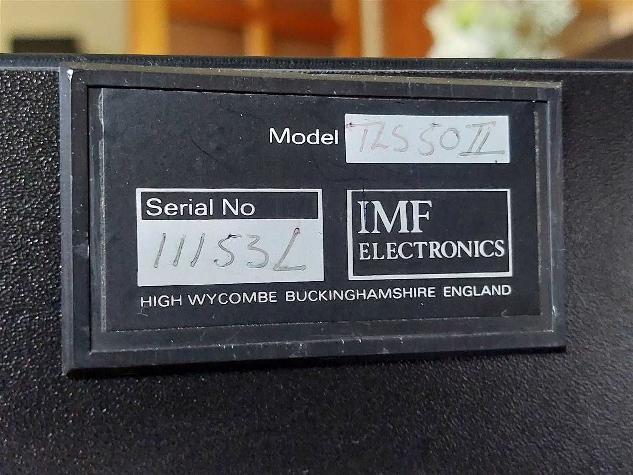 Kolumny podłogowe IMF TLS 50 mk2 linia transmisyjna rarytas