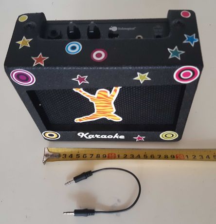 Mini Amplificador 9V Coluna Som Karaoke ligação MP3 ItsImagical
