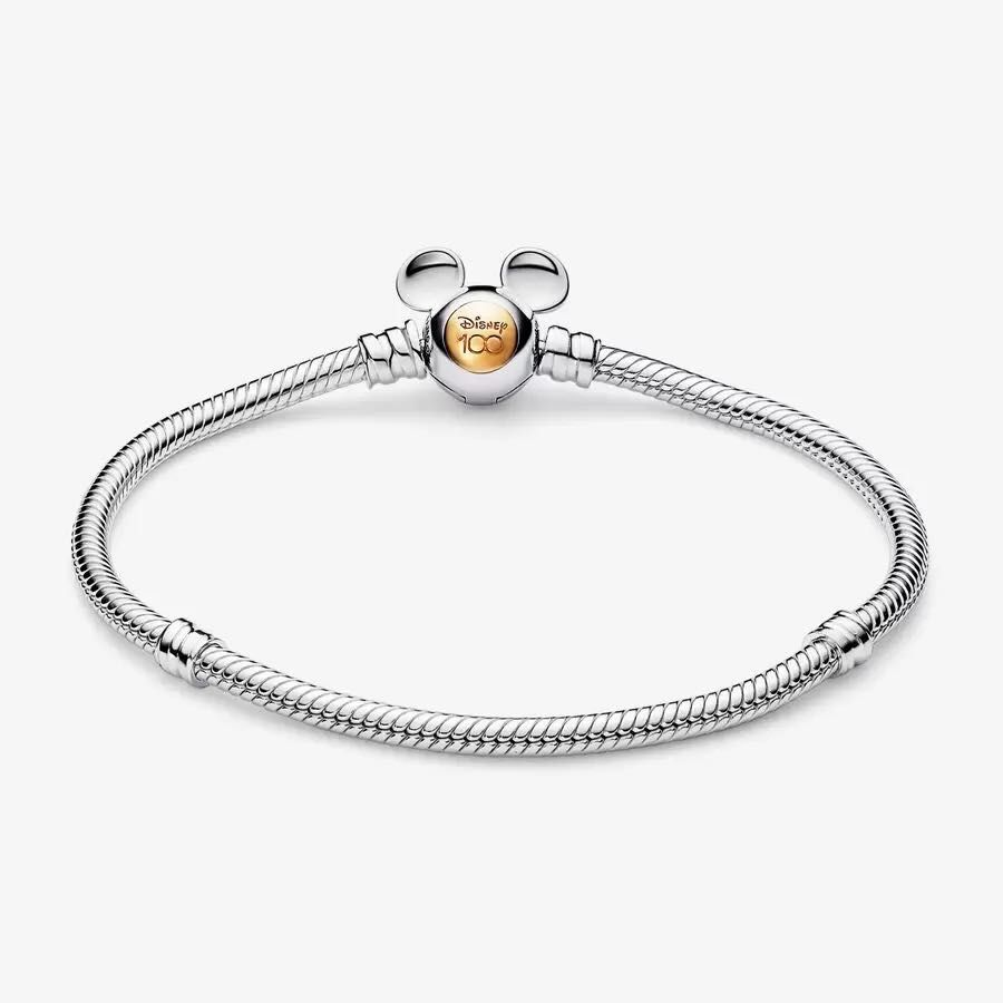 Pulseira Pandora Disney 100 Aniversário em Prata de Lei S925 Nova