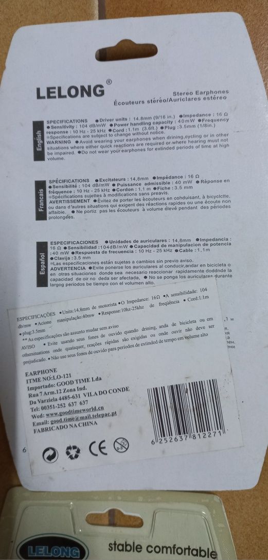 Auriculares novos