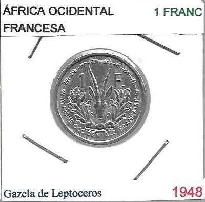 África Ocidental Francesa - - - - - - Moedas