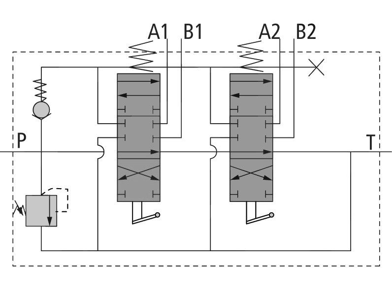 ZESTAW Hydrauliczny 3-SEKCYJNY 40L/min [8137]
