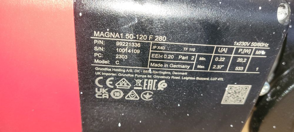 Pompa obiegowa Grundfos Magna1 50-120 F 280