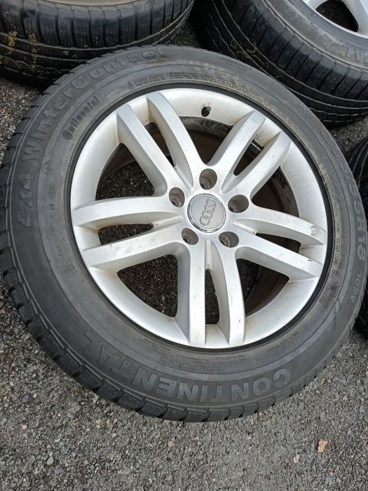 Koła zimowe Audi Q7 felgi aluminiowe 18 5x130 opony 255/55r18 używane