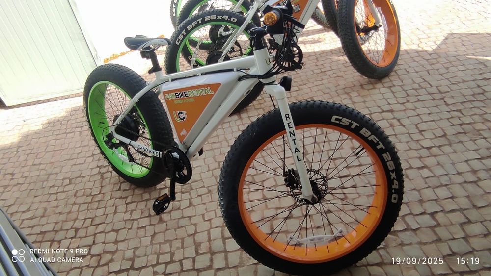 6 bicicletas fat tire eletricas