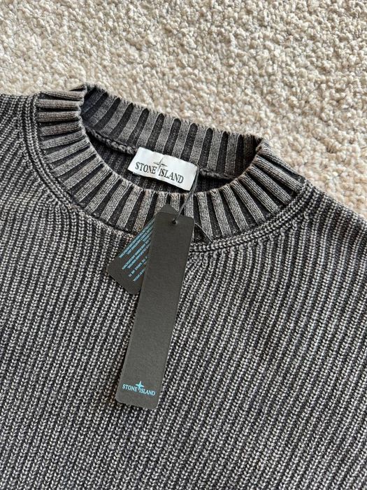 Свитер Stone Island крупной вязки