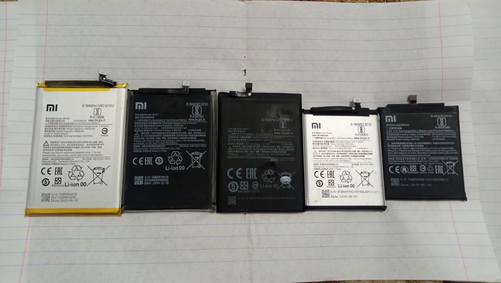 Аккумуляторы xyaomi redmi