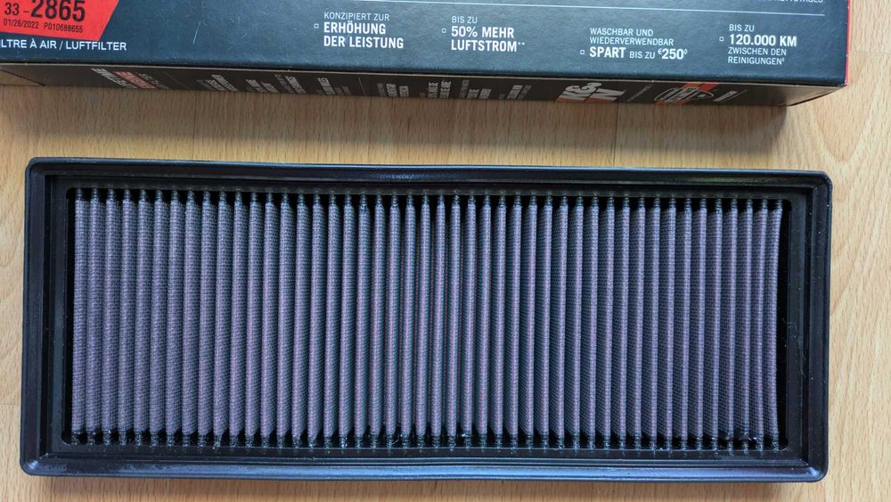 Filtro de ar K&N - 33-2865 - GRUPO VAG (vários modelos)