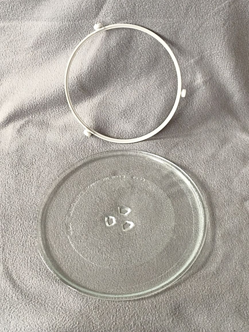 Talerz do mikrofalówki z wózkiem  25,5 cm .