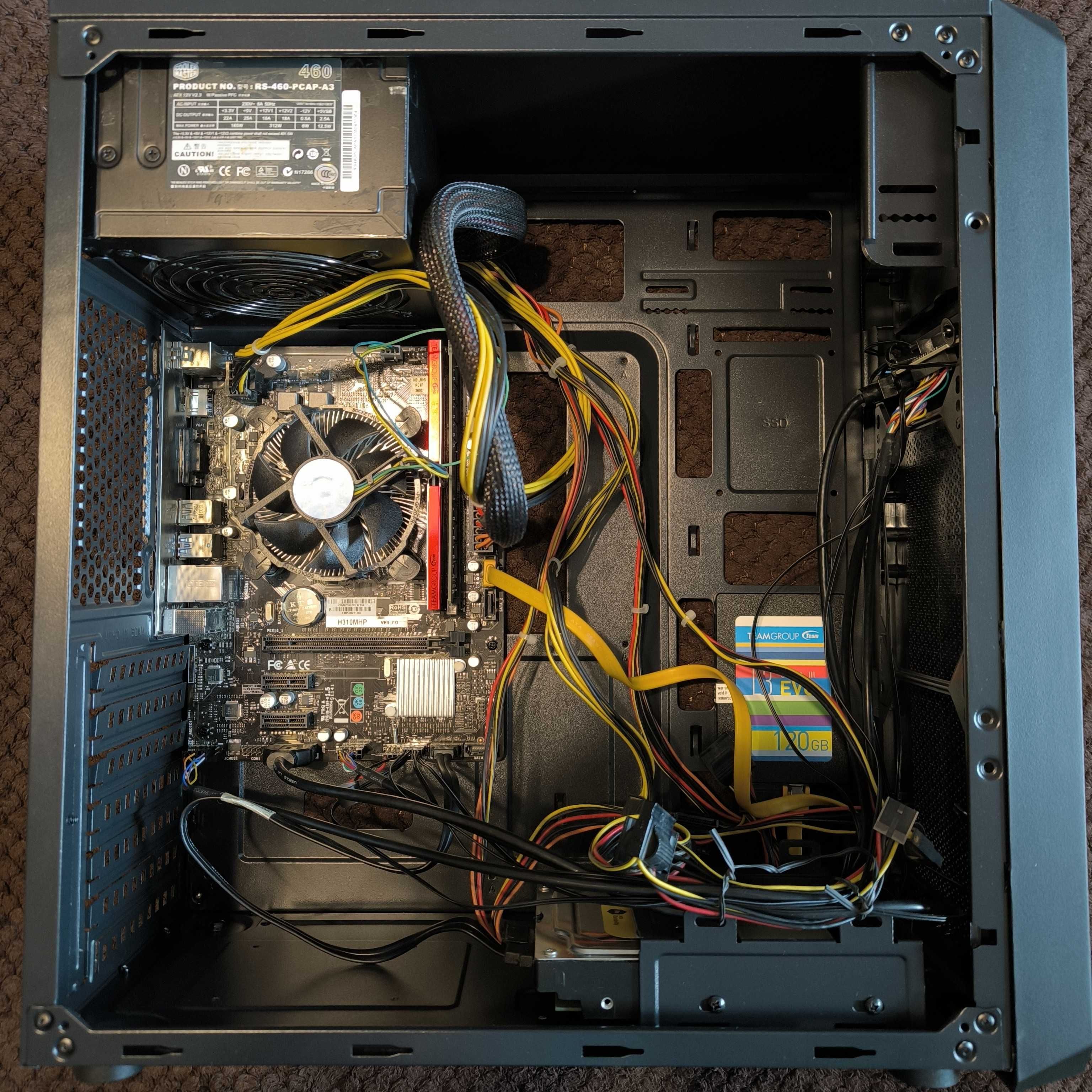Комп'ютер, системний блок, Core i3 8100, 16ГБ, 120ГБ SSD + 500 ГБ HDD