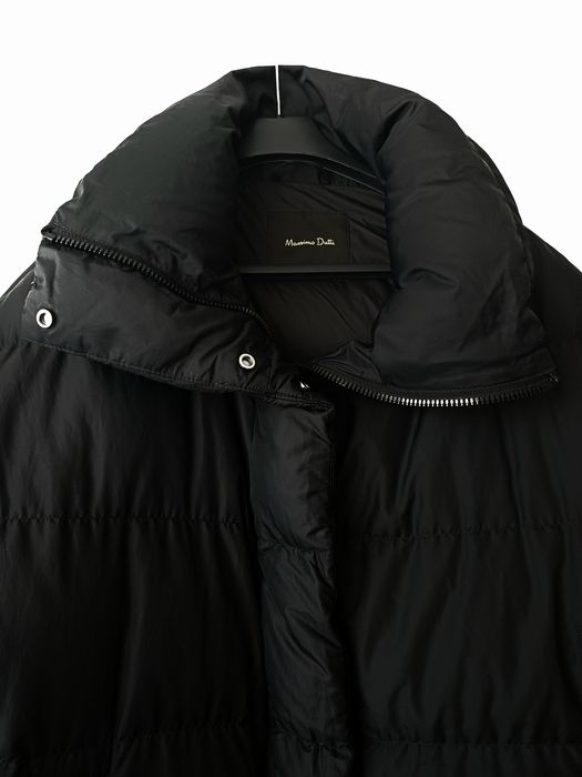 Massimo Dutti puchowy płaszcz puch pierze naturalne wypełnienie kurtka