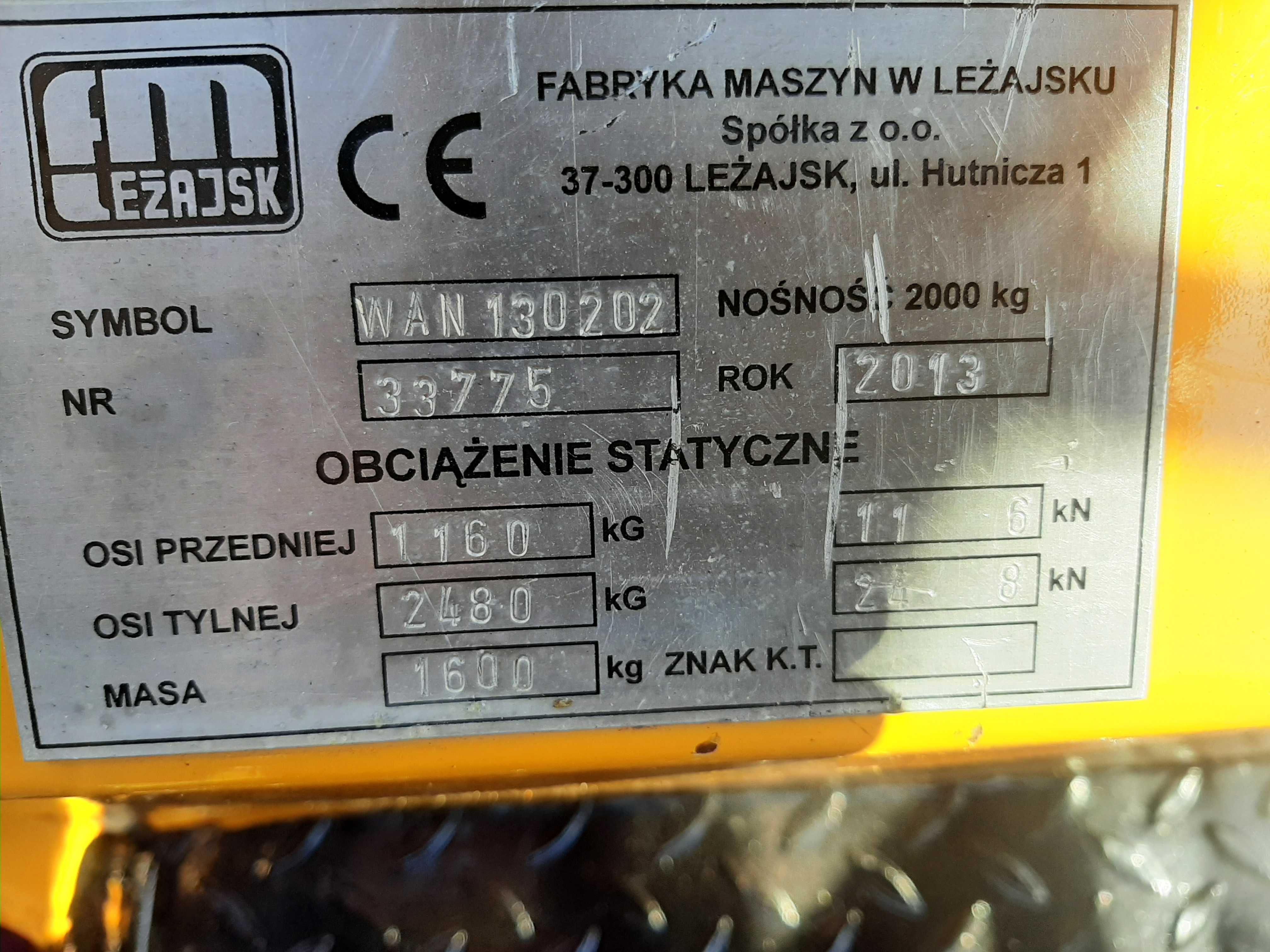 wózek wna 1320 platformowy akumulatorowy elektryczny