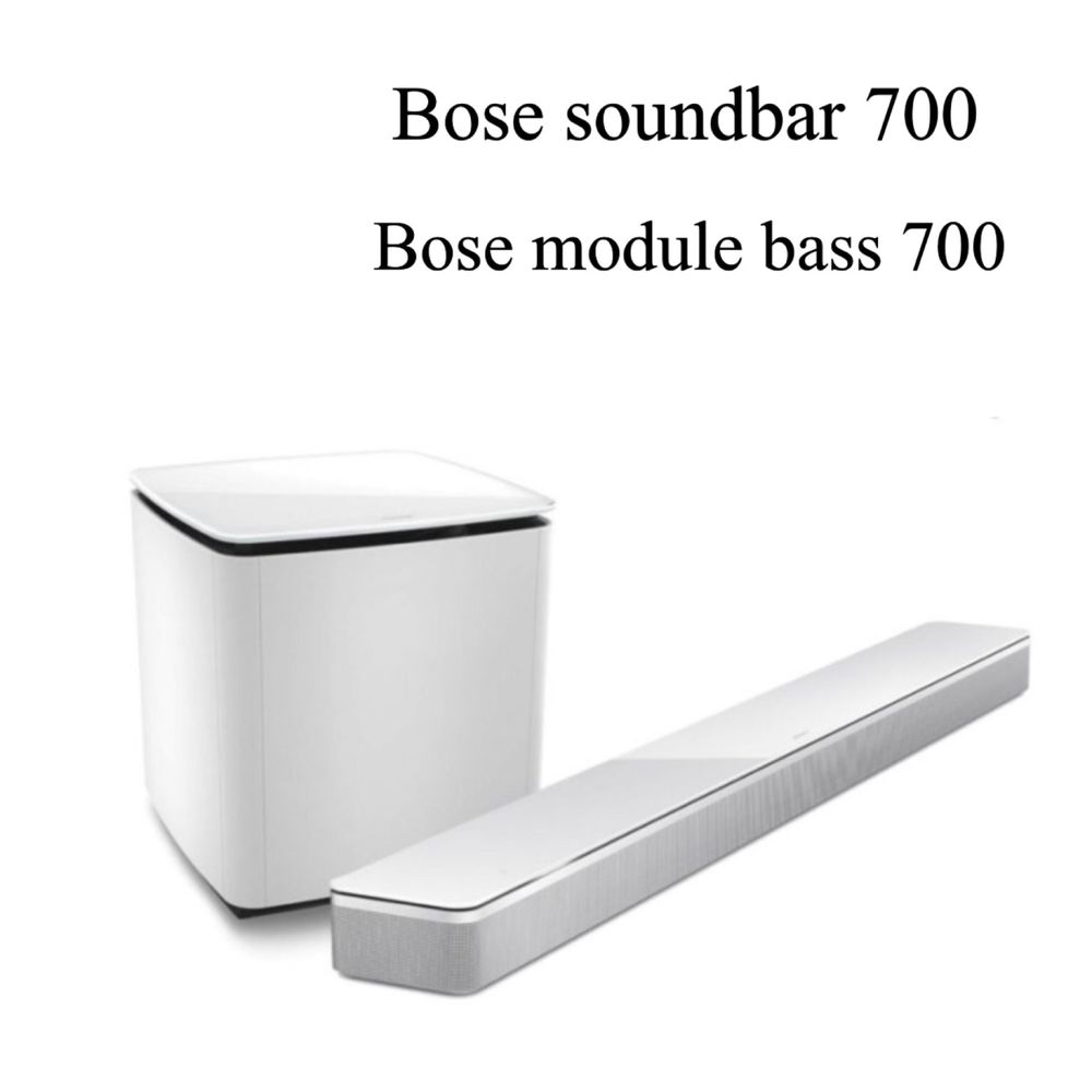 AKCES-KOM Nowy zestaw Bose soundbar 700 bose module bass 700 bialy
