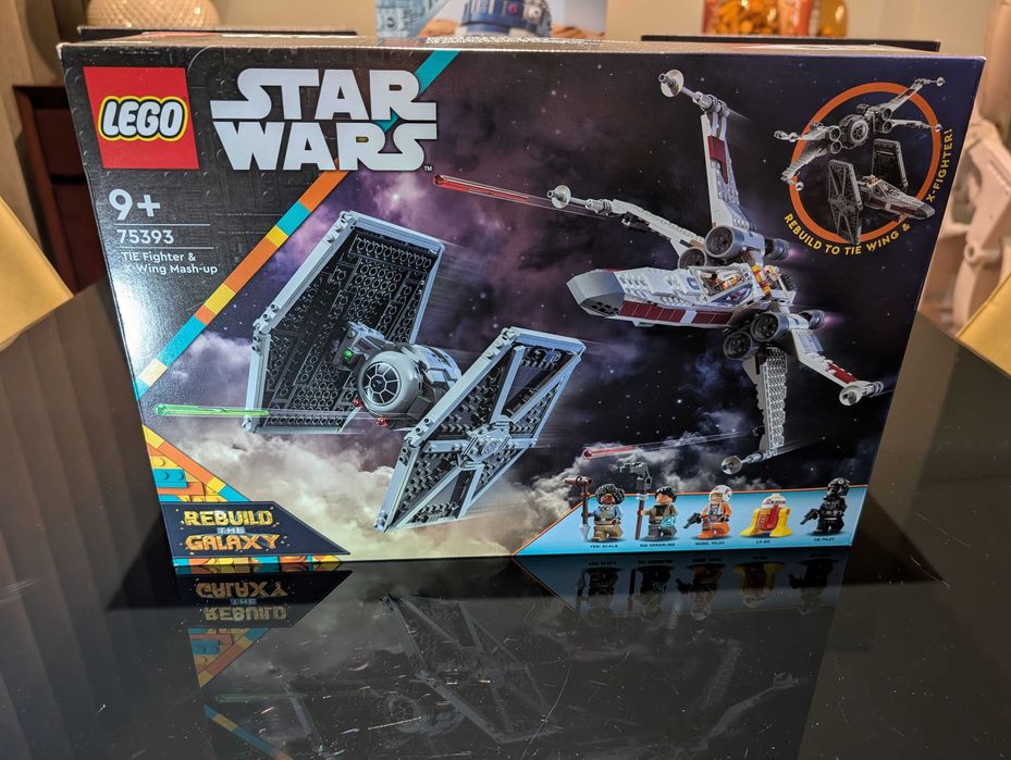 Lego 75393 | Star Wars TIE Fighter e X-Wing  | Novo Selado | troca