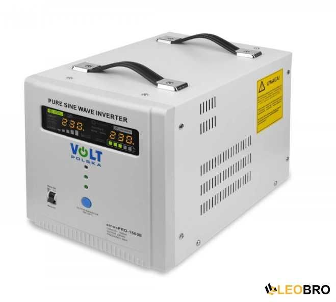 Гібридний ДБЖ/інвертор Volt Polska SINUS PRO 1500 E 12/230V 1000/1500W