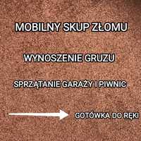 Mobilny skup złomu, darmowy odbiór! Znoszenie gruzu Warszawa i okolice